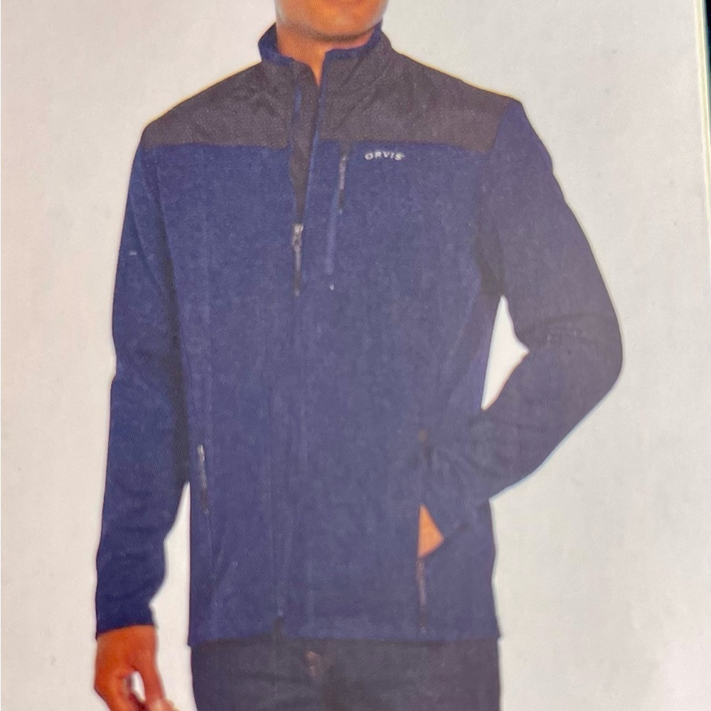 NWT Orvis Men's Navy Full-Zip Jacket